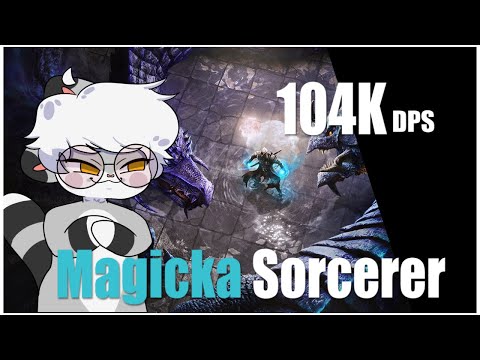 ESO - Magicka Sorcerer 104K DPS BW