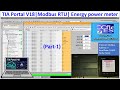 S7 1200 Connect With Energy Power Meter Via Modbus Communication Part 1
