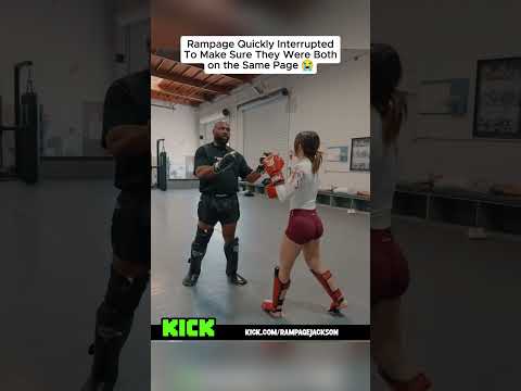 Rampage Quickly Interrupted to Make Sure 👀😭#rampagejackson #rampage #ufc #shorts