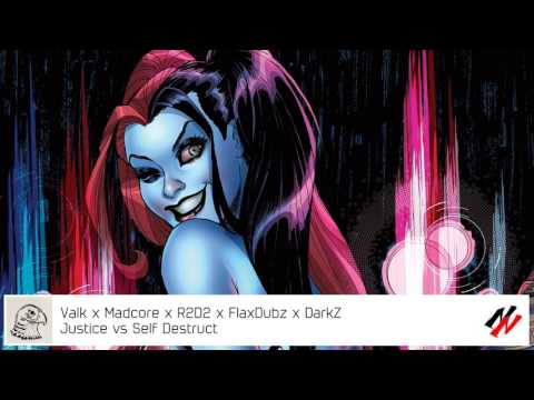 Valk x Madcore x R2D2 x FlaxDubz x DarkZ - Justice vs Self Destruct [CLIP]