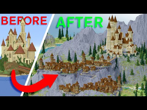Subscriber LOST Build Competition So I Transformed His Minecraft World!
