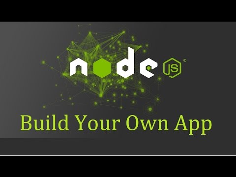 Node js Tutorial for Beginners 11 Build your own application