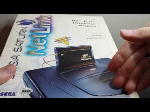 Sega Saturn NetLink Modem Unboxing