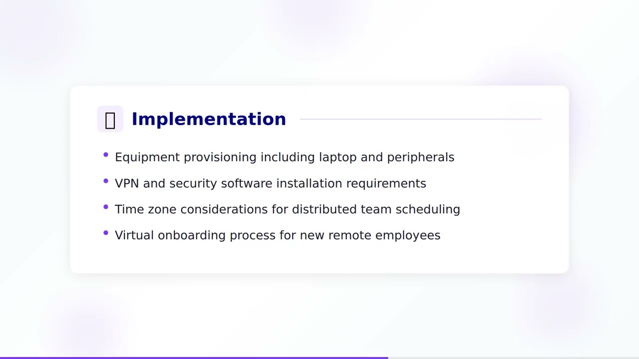 Remote Work Policy Template