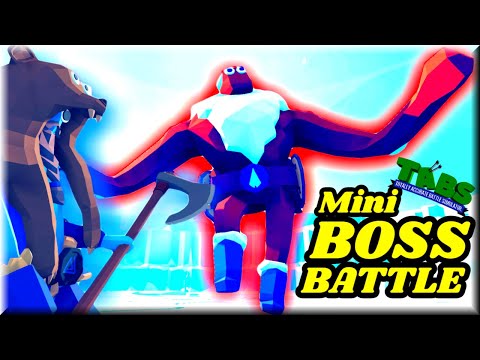 Mini Boss Battle(#18) : Ice Giant / Who Are You? - TABS Renaissance Update