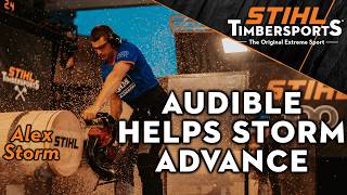 Last second audible helps Alex Storm advance