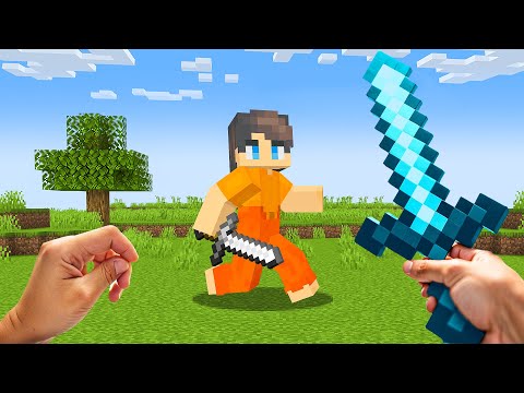 EPIC Real Life Minecraft Showdown: Speedrunner VS Hunter!