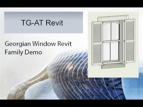 Revit Georgian Window Family Demo
