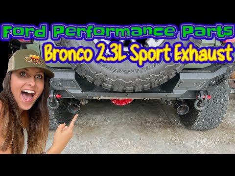 Ford Performance Parts Ford Bronco 2.3L Sport Exhaust | Borla Exhaust for 2021 & 2022 Ford Bronco