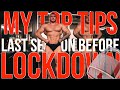 LAST ONE BEFORE LOCKDOWN | TIPS TO STAY ON PLAN! | ALL IN
