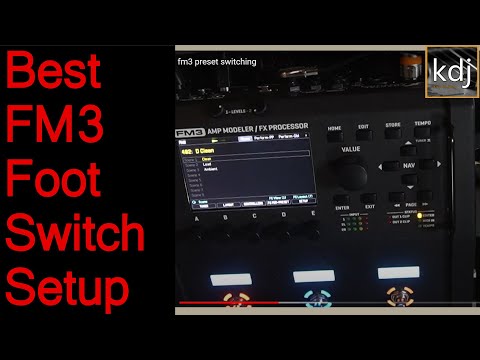 CRAZY VERSATILE Fractal FM3 Footswitch Setup