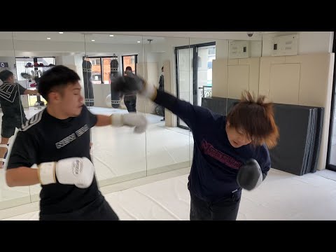 岡くんと斉藤くんのガチスパーリング