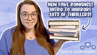 February Reading Wrap Up - Thrillers, Romance + Horror!