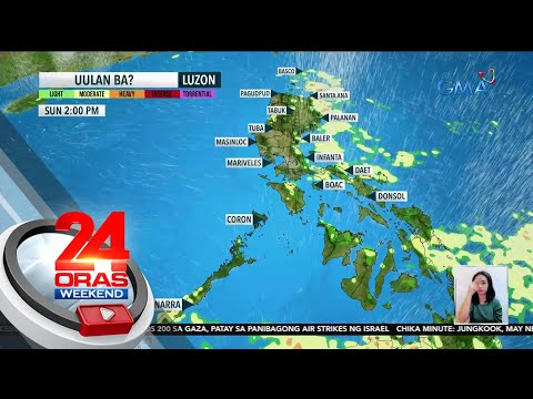 Northeast Monsoon o Hanging Amihan patuloy na nagpapaulan sa Northern Luzon 24 Oras Weekend