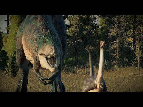 Cool and Unique Carcharodontosaurus Animations - JWE II - Dinosaur showcase -