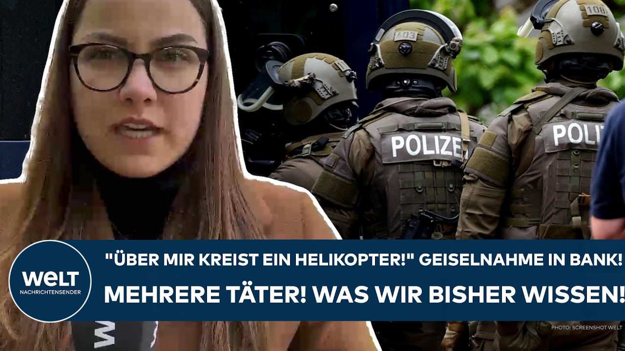 SINZIG: "Über mir kreist ein Helikopter!" Geiselnahme in Volksbank! Mehrere Täter! Was wir wissen!