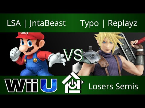 Typo House Macon 8/15/17 - LSA | JntaBeast (Mario) vs Typo | Replayz (Cloud) - Smash 4 Losers Semis