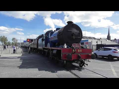 No.85 Merlin on the RPSI Sea Breeze Tour & Retro liveried GM 073 on the Craven ECS Movement