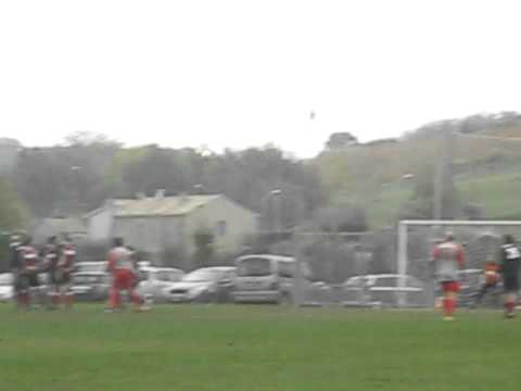 Calcio Cento - Eagles Pagliare - Magistrale punizione di Cofone