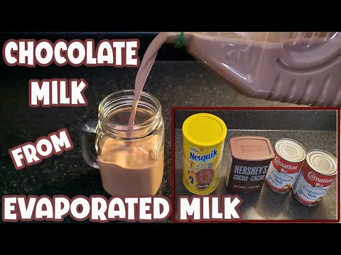 Make Chocolate Milk from Evaporated Milk