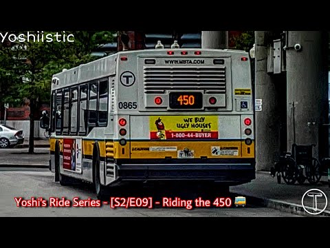 The First Ride on an Express Bus! | Yoshi's Ride Series {S2-E09} - Riding the 450 🚌 - {MBTA}