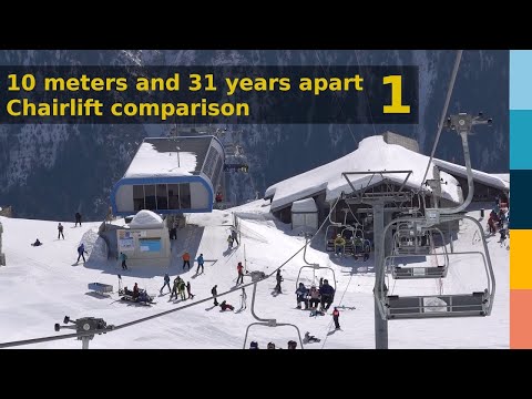 The incredible leaps of three decades of technology evolution! Chairlift comparison (part 1/3)