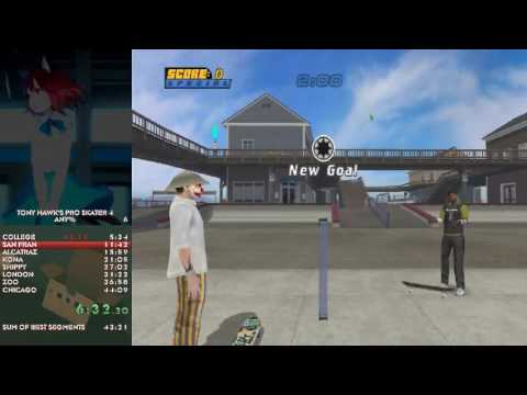 Tony Hawk's Pro Skater 4 Speedrun in 42:24