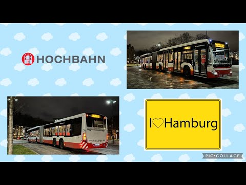 Hamburger Hochbahn Wagen 4906 MB O530GL C2 CapaCity Baujahr 2019 Mitfahrt