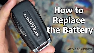 New RAM Key Fob -- How to Replace Battery