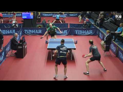 B. Wijers/M. Khatchanov - N. vd Lee/C Stan | NK Tafeltennis 2017 1/2 Finale