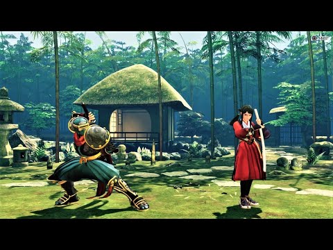 Hattori Hanzo vs Takane Hibiki (Hardest AI) - Samurai Shodown