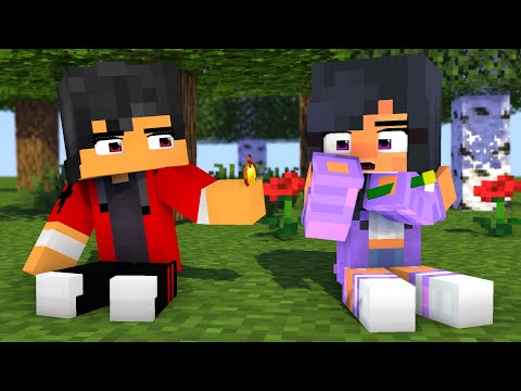 LOVE ME OR NOT? TUTU FIRST MEET APHAMU AARON LOVE STORY - MINECRAFT ANIMATION #shorts