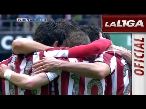 Gol de Susaeta (1-0) en el Athletic Club - FC Barcelona - HD