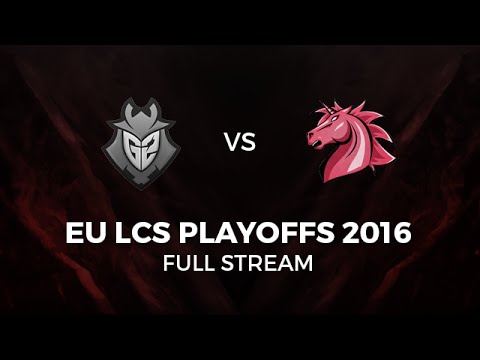G2 Esports vs Unicorns of Love Live 1080p Semi-final, EU LCS Playoffs summer 2016, G2 vs UOL