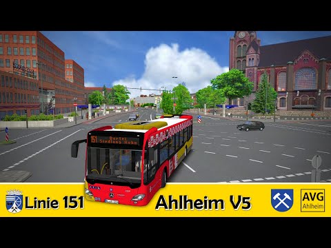 OMSI 2 AHLHEIM V5 (Preview) mit Entwickler-Talk Linie 151🚌 | #1270