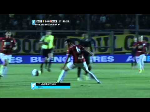 Gol de Osvaldo. Boca 1 - Huracán Las Heras 0. 32vos de Final. Copa Argentina 2015. FPT.
