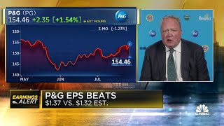 P&G CEO Jon Moeller on earnings beat: Volume is coming along nicely