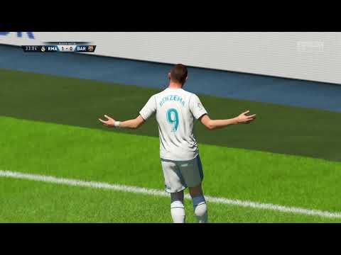 FIFA 18 ROAD TO CO-OP CHAMPIONS PART 7 - BARCELONA VS REAL MADRID - FIFA 18 Co-Op Seasons Gameplay