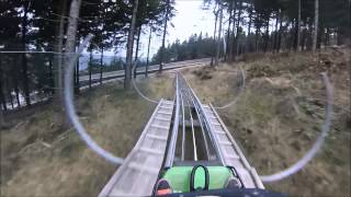 preview picture of video 'Sommerrodelbahn Hahnenklee/Bocksberg Oktober 2014 HD'