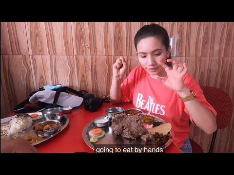 Eating and Visiting Popular areas in Pokhara Nepal | BBQ Dhindo Street Food | Ep -12 | English Subs