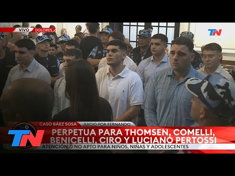 TRIAL FOR FERNANDO I JUSTICE IS LIFE IMPRISONMENT: THAT WAS THE SENTENCE FOR 5 OF THE 8 ACCUSED