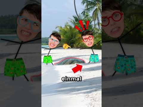 Kinder Entdecken Eine Schildkröte Am Strand 🐢