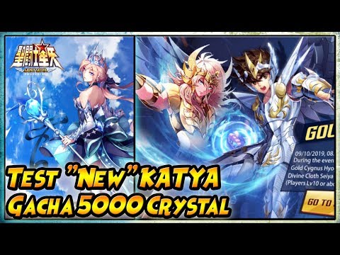 GACHA lagi 5000 Crystal "GOD CLOTH SEIYA" + Test PVP w/ KATYA New SKill - Saint Seiya Awakening