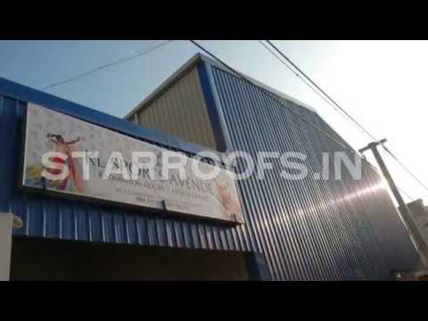 Mild steel roofing structure