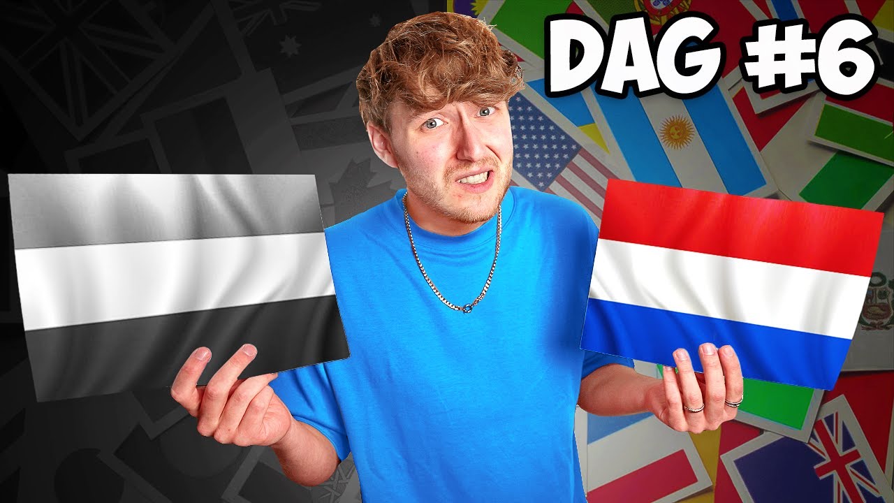 Ik Leerde Alle Vlaggen Ter Wereld Zonder Kleur