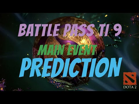 The International 2019 Battle Pass compendium Main Event predictions
