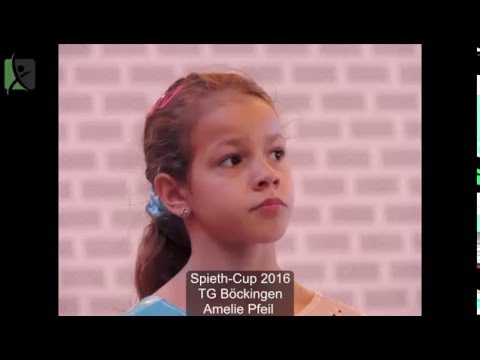 TG Böckingen - Spieth-Cup 2016 - Amelie Pfeil und Youna Bracke AK 9