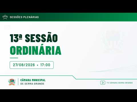 Sessão Ordinária 27/08/2026