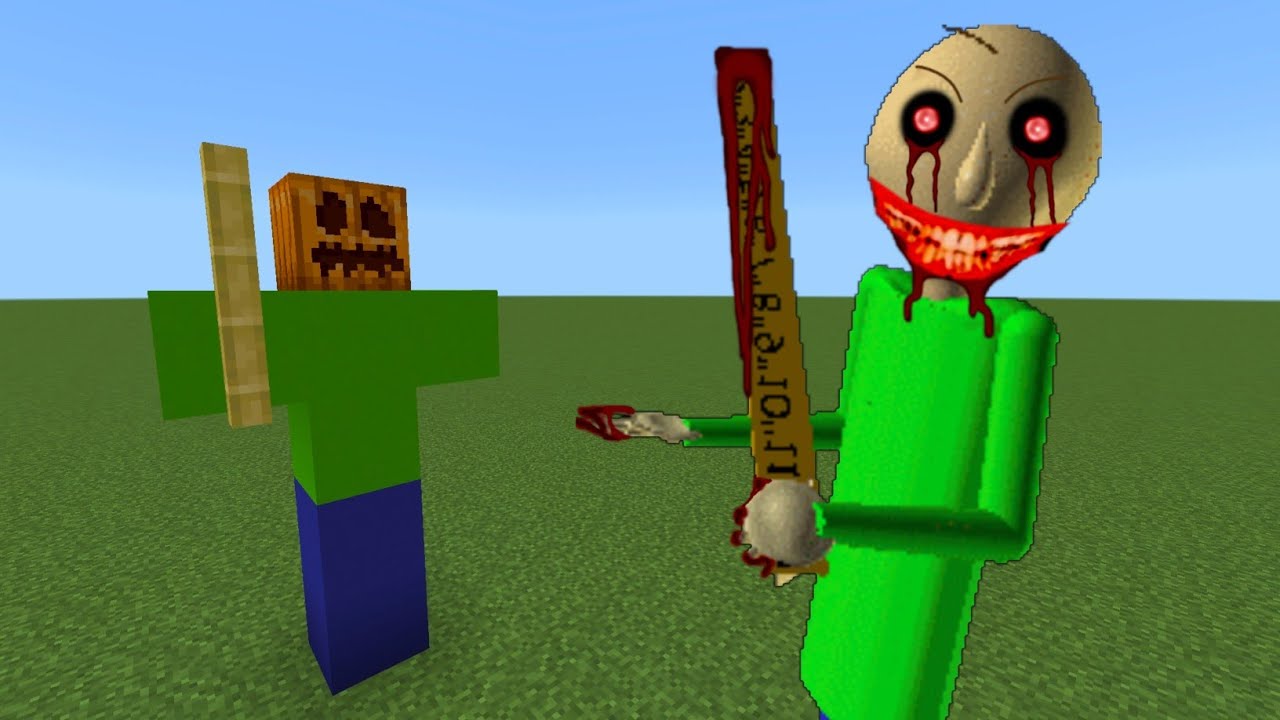 Nightmare Baldi Addon in Minecraft PE