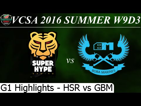 HSH vs GBM Game 1 Highlights 17/07/2016 VCSA Summer 2016 W9D3M6 HaNoi SuperHype Gigabyte Marines